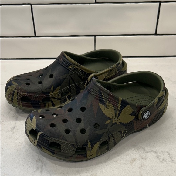Crocs Unisex Adult Hemp Clog Camouflage Slip On - Picture 16 of 16